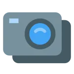 Multiple Cameras SVG Icon